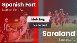 Matchup: Spanish Fort High vs. Saraland  2016