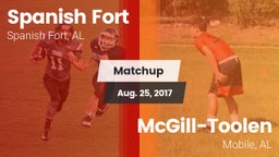 Matchup: Spanish Fort High vs. McGill-Toolen  2017