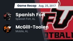 Recap: Spanish Fort  vs. McGill-Toolen  2017