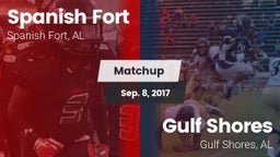 Matchup: Spanish Fort High vs. Gulf Shores  2017