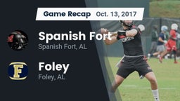 Recap: Spanish Fort  vs. Foley  2017