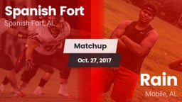 Matchup: Spanish Fort High vs. Rain  2017