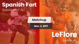 Matchup: Spanish Fort High vs. LeFlore  2017