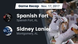 Recap: Spanish Fort  vs. Sidney Lanier  2017