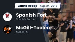 Recap: Spanish Fort  vs. McGill-Toolen  2018