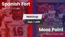 Matchup: Spanish Fort High vs. Moss Point  2018