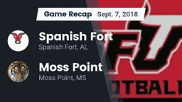 Recap: Spanish Fort  vs. Moss Point  2018