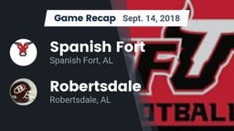Recap: Spanish Fort  vs. Robertsdale  2018