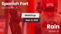 Matchup: Spanish Fort High vs. Rain  2018