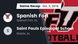 Recap: Spanish Fort  vs. Saint Pauls Episcopal School 2018