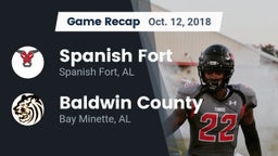 Recap: Spanish Fort  vs. Baldwin County  2018