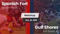 Matchup: Spanish Fort High vs. Gulf Shores  2018