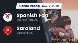 Recap: Spanish Fort  vs. Saraland  2018