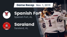 Recap: Spanish Fort  vs. Saraland  2019