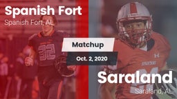 Matchup: Spanish Fort High vs. Saraland  2020