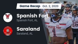Recap: Spanish Fort  vs. Saraland  2020