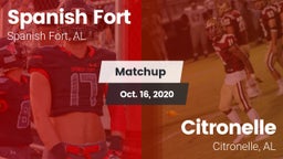 Matchup: Spanish Fort High vs. Citronelle  2020