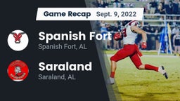 Recap: Spanish Fort  vs. Saraland  2022
