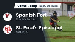 Recap: Spanish Fort  vs. St. Paul's Episcopal  2022