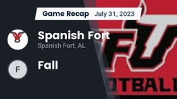 Recap: Spanish Fort  vs. Fall 2023