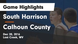 South Harrison  vs Calhoun County Game Highlights - Dec 20, 2016