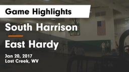 South Harrison  vs East Hardy  Game Highlights - Jan 20, 2017