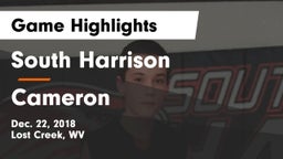 South Harrison  vs Cameron  Game Highlights - Dec. 22, 2018