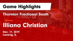 Thornton Fractional South  vs Illiana Christian   Game Highlights - Dec. 17, 2019