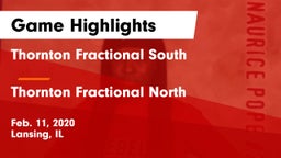 Thornton Fractional South  vs Thornton Fractional North  Game Highlights - Feb. 11, 2020