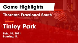 Thornton Fractional South  vs Tinley Park  Game Highlights - Feb. 10, 2021