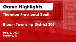 Thornton Fractional South  vs Bloom Township  District 206 Game Highlights - Dec. 2, 2023