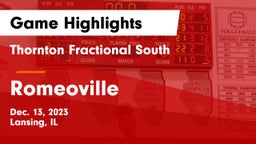 Thornton Fractional South  vs Romeoville  Game Highlights - Dec. 13, 2023