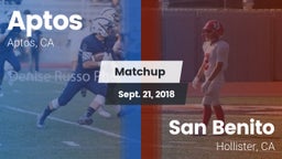 Matchup: Aptos  vs. San Benito  2018