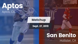 Matchup: Aptos  vs. San Benito  2019