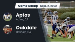 Recap: Aptos  vs. Oakdale  2022