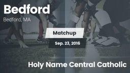 Matchup: Bedford  vs. Holy Name Central Catholic 2016