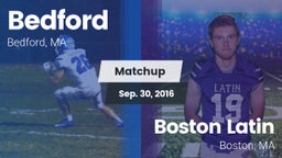 Matchup: Bedford  vs. Boston Latin  2016