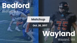 Matchup: Bedford  vs. Wayland  2017