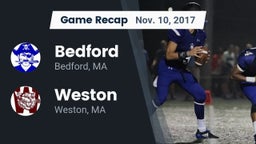 Recap: Bedford  vs. Weston 2017