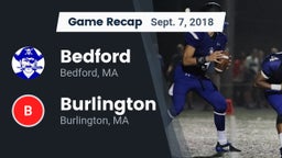 Recap: Bedford  vs. Burlington  2018