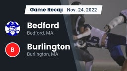 Recap: Bedford  vs. Burlington  2022