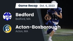 Recap: Bedford  vs. Acton-Boxborough  2023