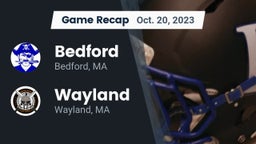 Recap: Bedford  vs. Wayland  2023