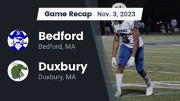 Recap: Bedford  vs. Duxbury  2023