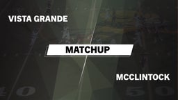 Matchup: Vista Grande vs. McClintock  2016