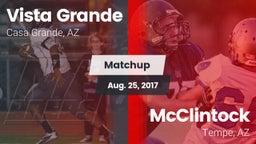 Matchup: Vista Grande vs. McClintock  2017