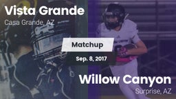 Matchup: Vista Grande vs. Willow Canyon  2017