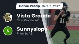 Recap: Vista Grande  vs. Sunnyslope  2017