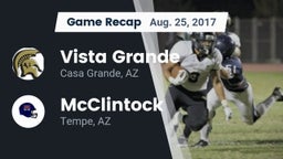 Recap: Vista Grande  vs. McClintock  2017