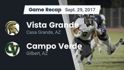 Recap: Vista Grande  vs. Campo Verde  2017